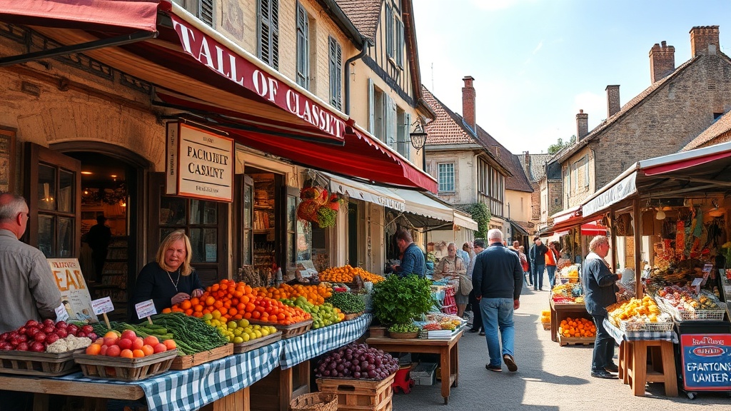 Marché de Soustons — foie gras, canard et produits locaux du Marensin